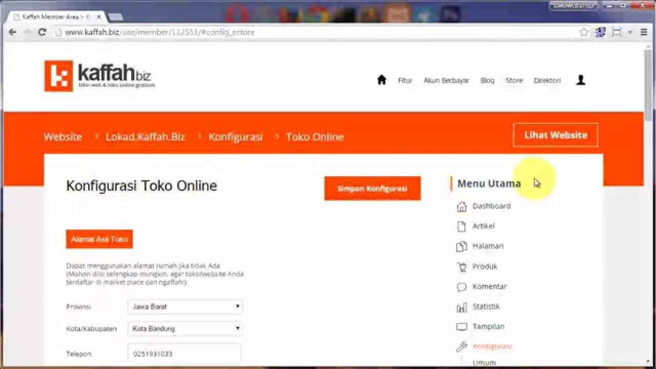 web toko online github